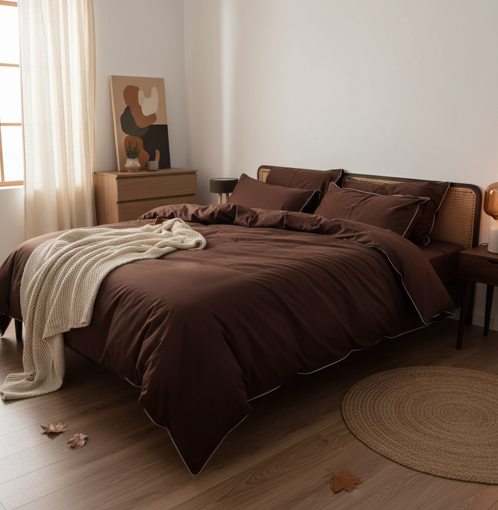 Комплект постільної білизни Scorpio (сатин з кантом)