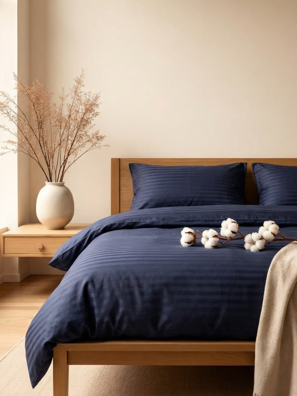 Комплект постільної білизни Starrye (страйп сатин)